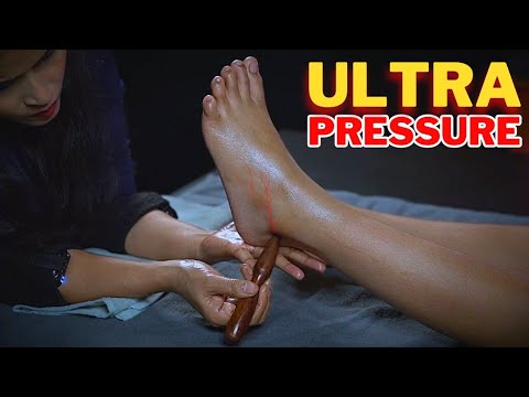 ASMR Foot Reflexology Massage, Perfect Sleep Daily Routine, Simple Technique With Powerful Nap 😌