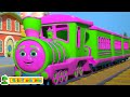 Wheels On the Train, Bus + More Vehicle Songs &amp; Rhymes for Kids