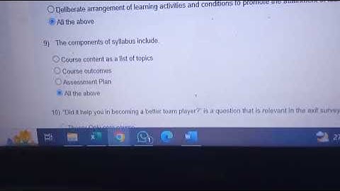 NBA Accreditation and Teaching and learning in Engineering (NATE) Assignment Week 7