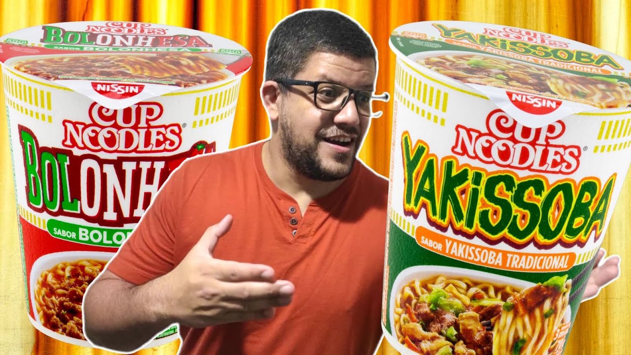 CUP NOODLES YAKISSOBA OU BOLONHESA, QUAL O MELHOR? YouTube