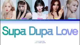 AI COVER | Random Female Idols 'Supa Dupa Luv' (BABYMONSTER) Color Coded Lyrics