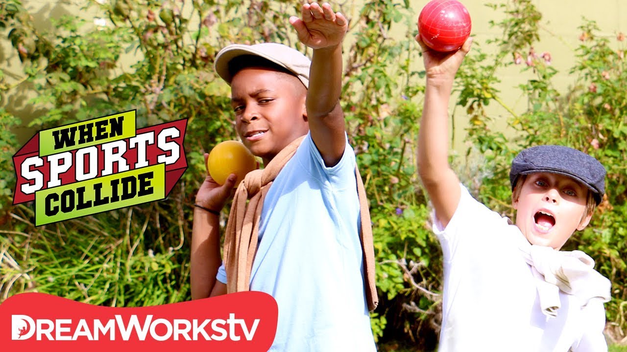 bocce ball target WHEN SPORTS COLLIDE | Croquet Crash (Croquet + Shot Put + Bocce Ball)