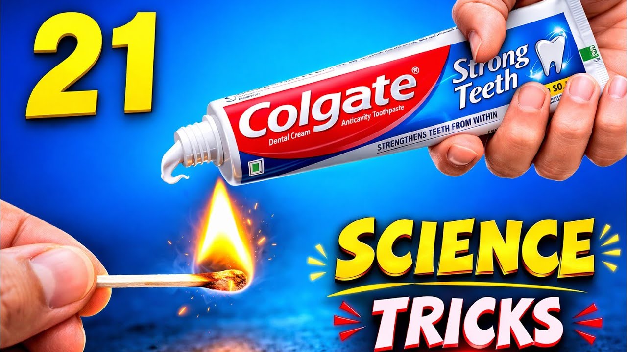 Toothpaste Craziest 21 Mind-Blowing Science Tricks with Toothpaste & Fire 😱 | Crazy ...