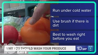 Why you should wash your produce