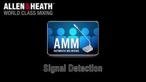 Allen & Heath Qu Series   AMM Setup Part 1