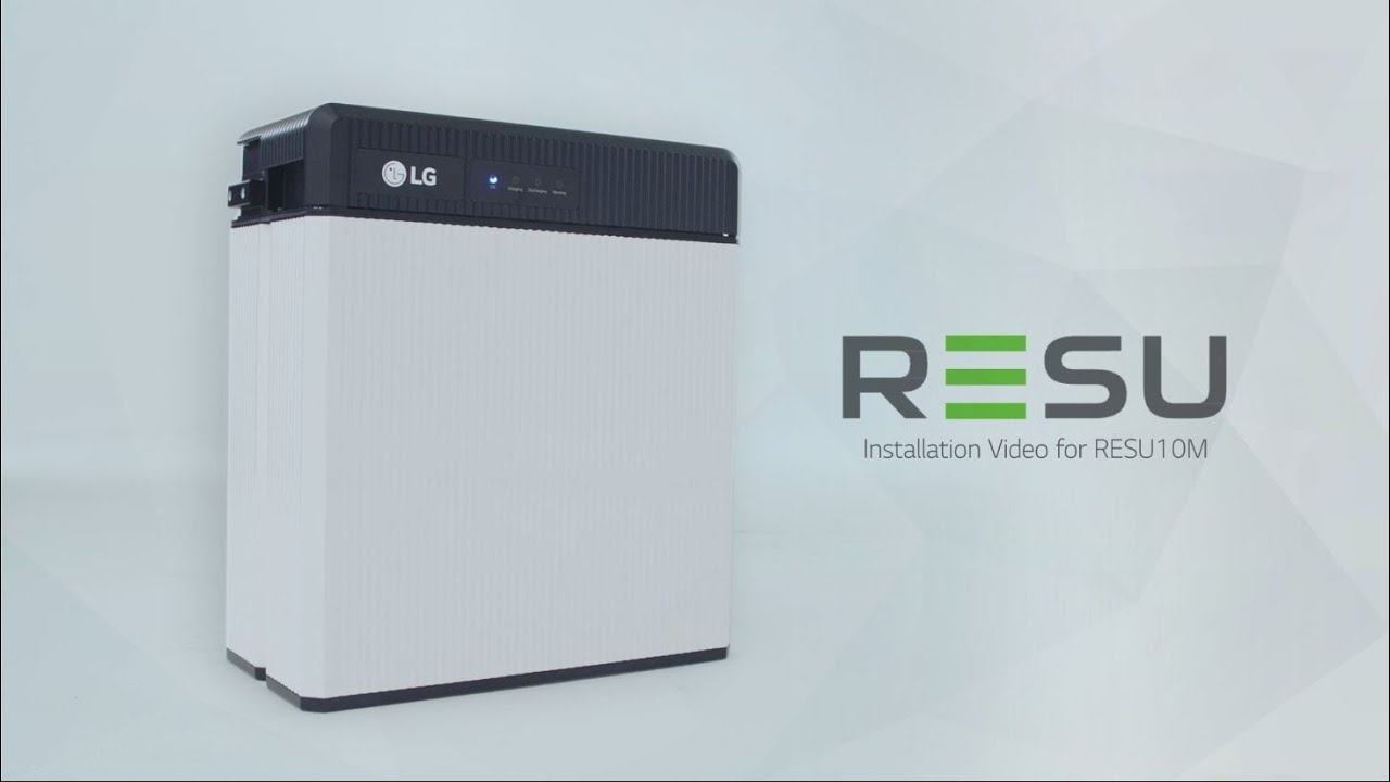 [EN] LG Home Battery RESU10M Installation Video_Wallmounted YouTube