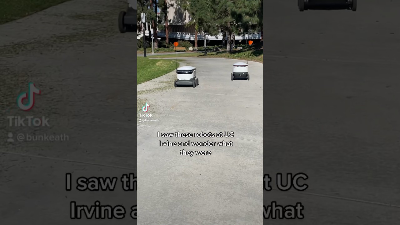 Robot Delivering Food at UC Irvine
