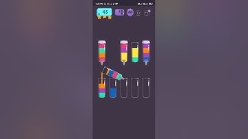 Cups - Water Sort Puzzle Level 45 Gameplay Walkthrough