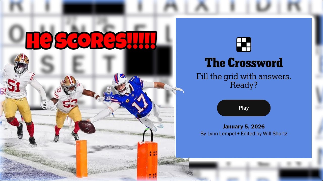 That's Six!!!  | New York Times Crossword Puzzle Solve | January 5, 2026 | Monday