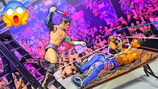 JC RYZE VS CARMELO HAYES! HEW’S MOST UNFORGETTABLE MATCHES! WWE Vid Fed | WWE Action Figure Match
