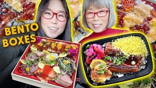 JAPANESE BENTO BOXES  1' Thick Pork Ramen & More! Seattle Food Adventure