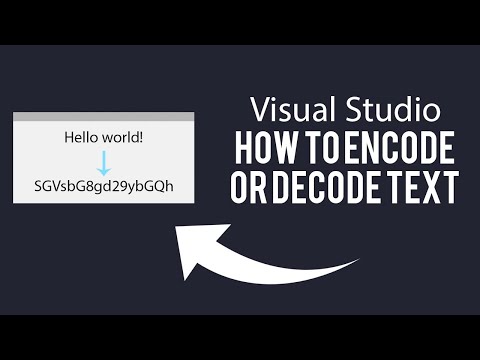 How To Encode/Decode Text In VB.NET