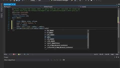 Area and circumference of Sphere