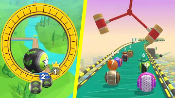 ⌚🏆 Epic Race VS Ghost Race 🥇 GOING BALLS vs ACTION BALLS 🌈Gameplay Mobile Games #388