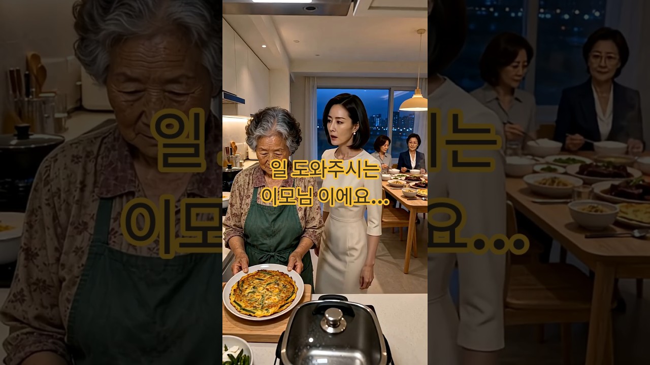 집들이 손님 앞에서 엄마를 도우미라고 소개한 딸… 엄마의 한마디에 모두가 조용해졌습니다