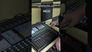 Watch A User Test The Md20 Digital Mixer In Real Setup
