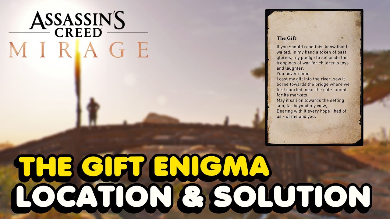 Assassin's Creed Mirage - The Gift Enigma Location & Solution