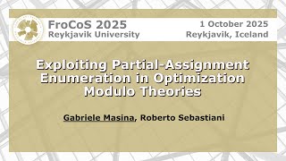 Exploiting Partial-Assignment Enumeration in Optimization Modulo Theories | Gabriele Masina