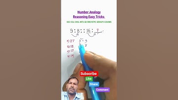 🔥Number Analogy Reasoning short tricks 🔥| RRB ntpc maths reasoning short tricks #deepaksir #shorts