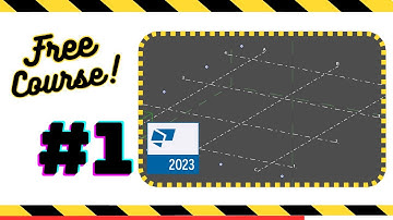NEW FREE COURSE | EDIT GRID & 2D WORK SPACE | Tekla Structure 2023