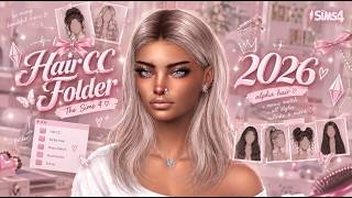 SIMS 4 CC FOLDER PACK ALL TYPES OF ALPHA HAIR ( curly, afro, pin straight, etc...)
