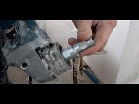 Сверлим отверстие в керамограните, Алмазная коронка BOSCH 16 мм М14 Dry Speed [2608587114]