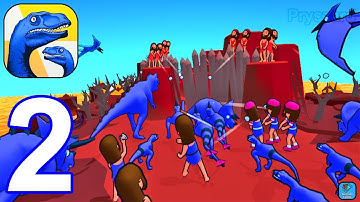 Jurassic History Raid - Gameplay Walkthrough Part 2 New Episode Vulcano Unlocked (iOS,Android)