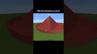 Minecraft Tnt Zombie Experiment... #Shorts