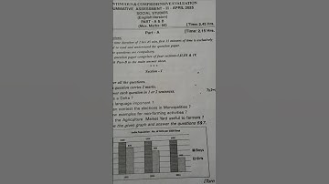 6th sa2 social studies question paper