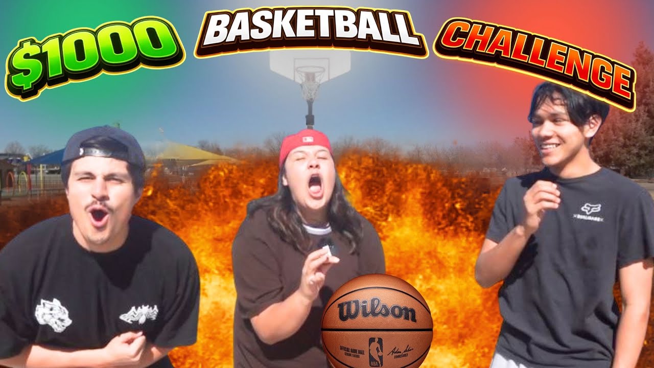 Playing basketball for $1,000!