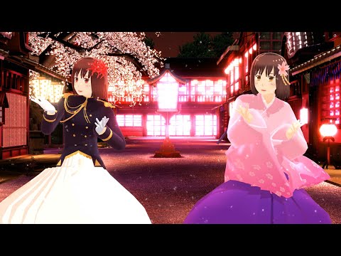 【APヘタリアMMD】宵々古今 / YoiYoi Kokon【日本娘】