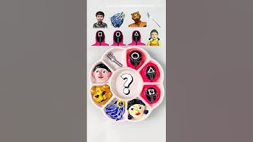 Guess The Final Color🎨（ Squid Game 3 Part37）｜Mixing Color｜Satisfying ｜Relaxing| ASMR Art#squidgame3