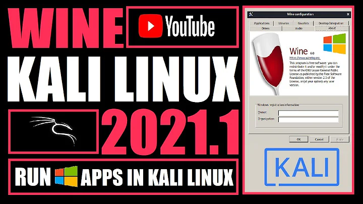 How to Install Wine in Kali Linux 2021.1 | Wine Linux | Run Windows Apps on Linux | Wine 6.0 Kali