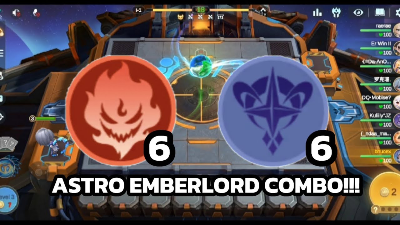 ASTRO POWER EMBERLORD COMBO || LUNOX EMBERLORD || MAGIC CHESS GO GO ...