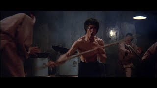 Enter the Dragon - Bruce Lee vs Han's Guards at High Speed