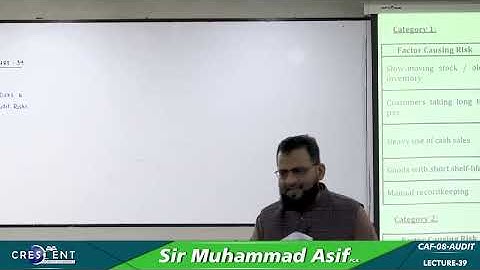CAF 8 Sir Asif Lecture 39