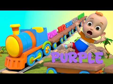 The Magic Color Train | Discover Bright Colors On A Fun Train Adventure | Twinkle Rhymes