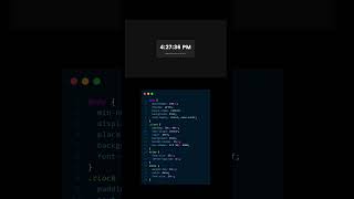 how to make a digital clock with html css ani js. #coding #bollywood