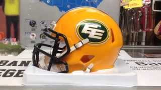 Riddell CFL Revolntion Speed Mini Helmet /  Edmonton Eskimos