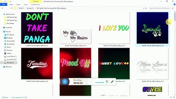 200 Stylish Text Free Download Link   Download Avee player Stylish Text   Avee player editing720P HD