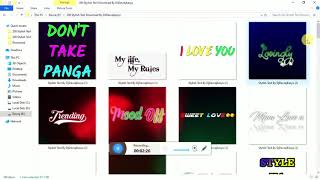 200 Stylish Text Free Download Link   Download Avee Player Stylish Text   Avee Player Editing720p Hd