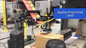 High Resolution Industrial Inkjet Marking System and Label Applicator