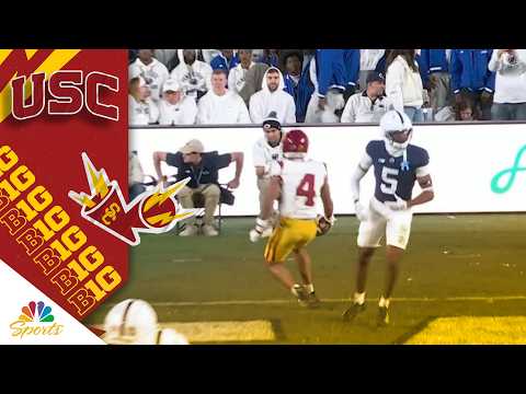 USC drives down the field on opening drive, Trent Mosley gets TD | Big Ten Football on NBC Sports