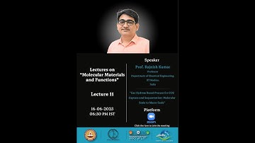 pCOE on Molecular Materials and Functions Lecture Series.