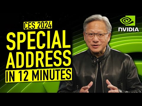 Every HUGE Nvidia AI Announcement at CES 2024 in 12 Minutes