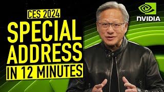 HUGE AI NEWS: NVIDIA Special Address at CES 2024 (Supercut)