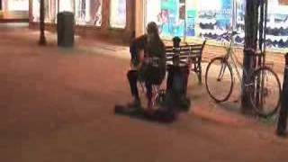 The B Factor - Harrogate Xmas Busker - Dec 2007 Spaceman