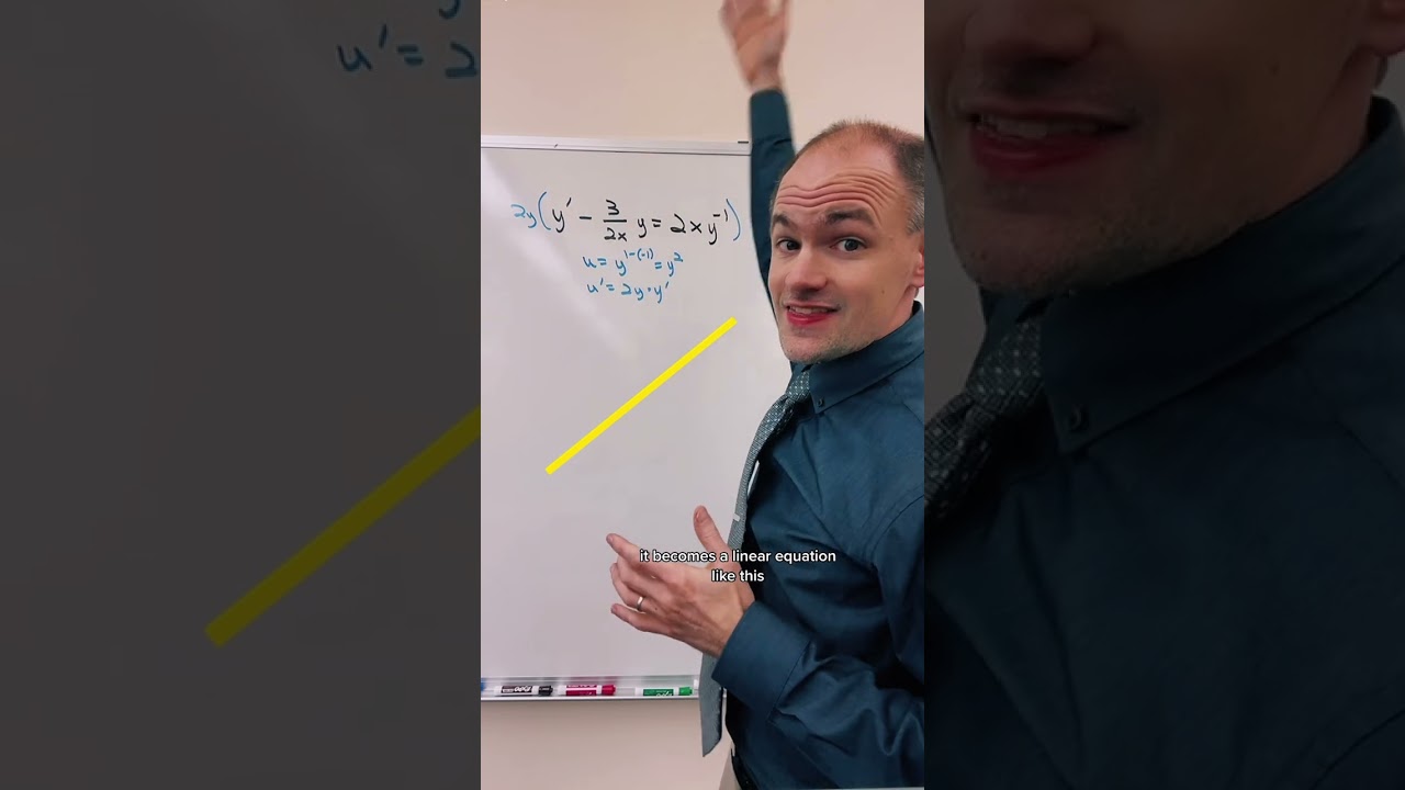 Bernoulli Equations Explained #shorts