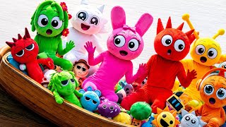 Pinky and Monu Won EVERY Sprunki Plushie at the Arcade 🧸🔥
