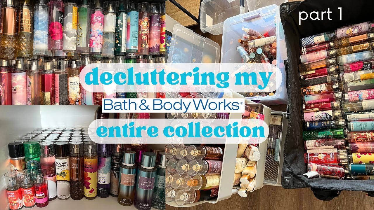 Decluttering my entire collection- Part 1 Bath and body works fragrance mists